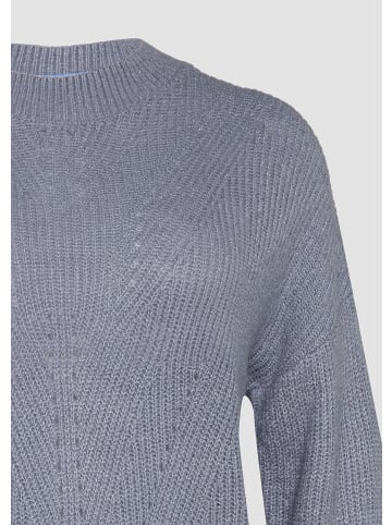 QS Strickpullover langarm in Blau