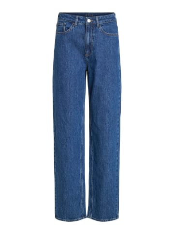 Vila Straight Fit Jeans in Medium Blue Denim 2
