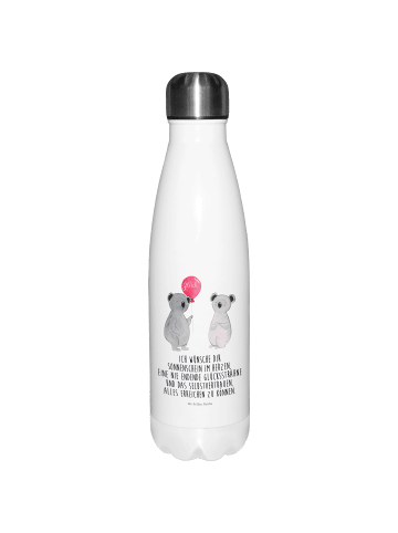 Mr. & Mrs. Panda Thermosflasche Koala Luftballon mit Spruch in Weiß