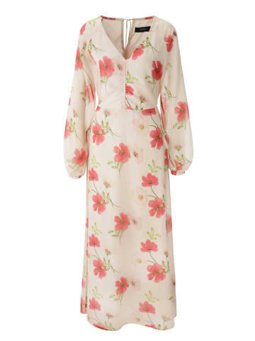 Aniston CASUAL Maxikleid in creme-hummer-rose-apricot-grün-gelb-braun