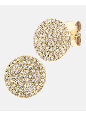 Diamant L'éternel Ohrstecker aus 375 Gelbgold mit Diamant
