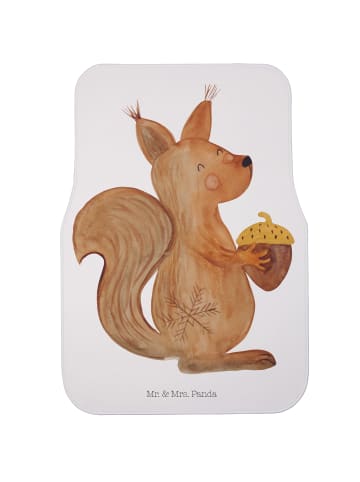 Mr. & Mrs. Panda Automatte Eichhörnchen Weihnachtszeit ohne Spruch in Weiß