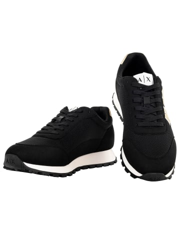 Armani Exchange Sneaker in Schwarz/Gold