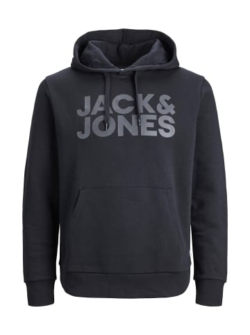 Jack & Jones Hoodie 'Corp Logo' in schwarz