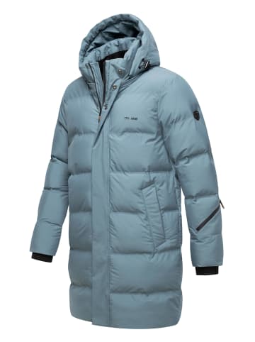 STONE HARBOUR Steppmantel Thadeek XX in Stormy Blue