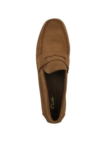 Clarks Slipper Corsley Bar in braun