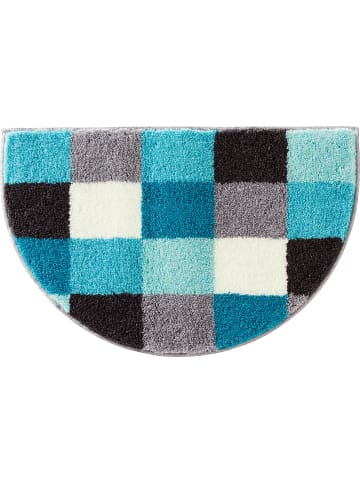 Erwin Müller Duschvorlage halbrund Kreta in türkis