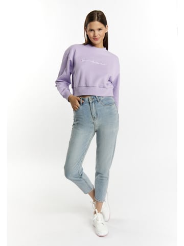 myMo Sweatshirt Cropped in Violett