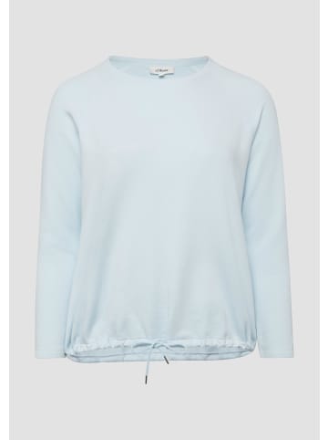 s.Oliver Sweatshirt in 51D0_arktisblau