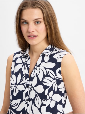 Robe Légère Kleid in marine weiß - 0002