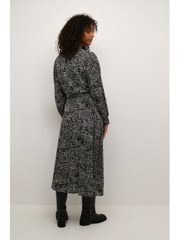 Kaffe Kleid KApollie Regular fit in Black/Turtledove Graphic Dot