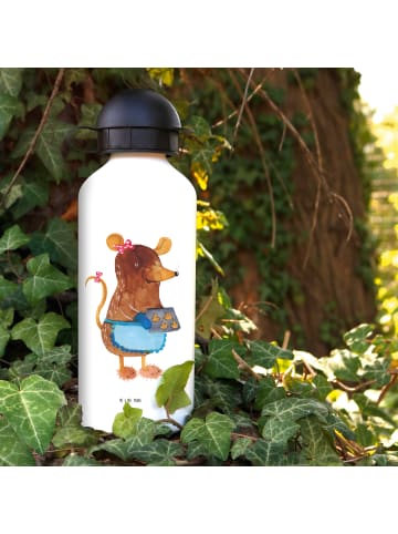 Mr. & Mrs. Panda Kindertrinkflasche Maus Kekse ohne Spruch in Weiß