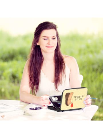 Mr. & Mrs. Panda Etui Igel Luftballon mit Spruch in Gelb Pastell