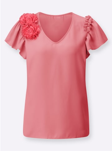 WITT WEIDEN Kurzarmbluse in flamingo