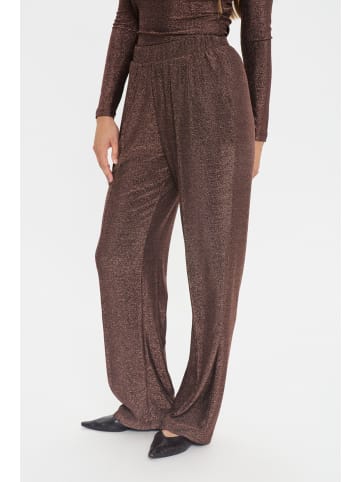 SAINT TROPEZ Casual Hose NoriaSZ Lockere Passform in Dark Oak