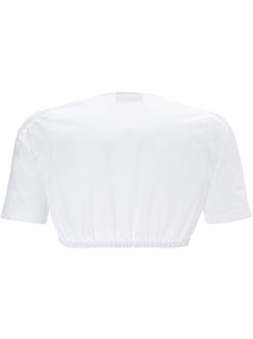 Wiesnkönig Dirndlbluse Mimi in Weiß