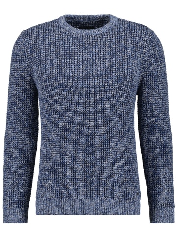 Ragman V-Ausschnitt Pullover in blau