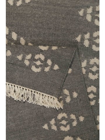 Green Looop Handweb-Teppich Belmont in grau