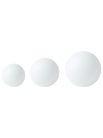 Beliani Dekorative Leuchte für den Außenbereich LOBAINA in Weiß