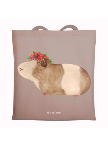 Mr. & Mrs. Panda Schultertasche Meerschweinchen Weisheit ohne Sp... in Braun Pastell