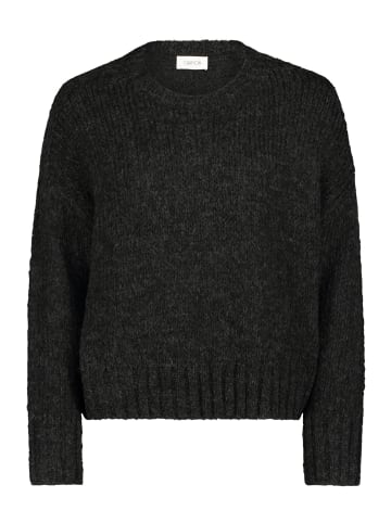 CARTOON Basic-Pullover mit Rundhalsausschnitt in Anthracite Melange