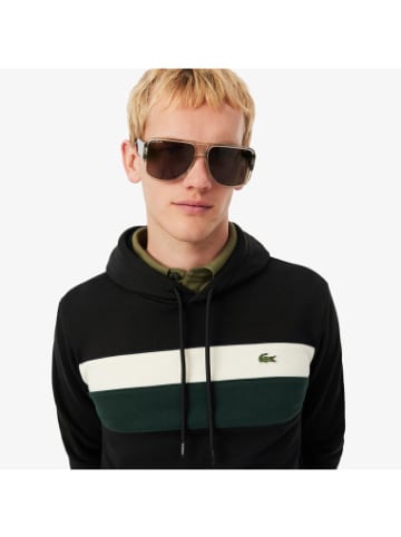 Lacoste Sweatshirt in NOIR/LAPONIE-SINOPLE