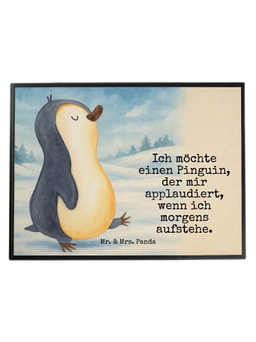 Mr. & Mrs. Panda Schreibtischunterlage Pinguin mHerzieren Desig... in Weiß