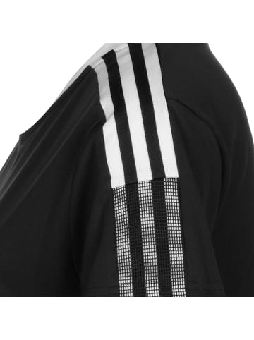 adidas Performance Trainingsshirt Tiro 21 in schwarz / weiß