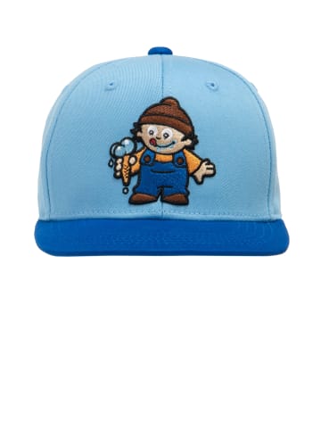 Logoshirt Snapback Cap Mainzelmännchen - Anton - Eis in hellblau-blau