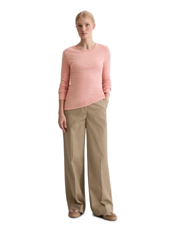 Marc O'Polo Logo-Longsleeve regular in Natural Rose