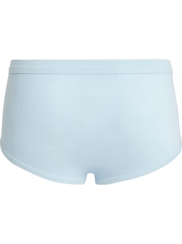 Con-ta Baumwolle, Feinripp Slip 2er-Pack Uni in hellblau