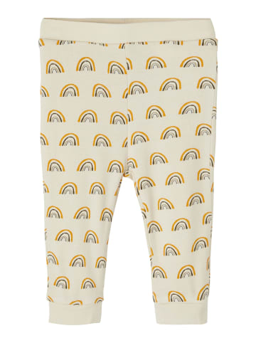 name it Unisex Baby Hose mit Gummizug Oatmeal 56