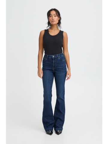 Pulz Jeans PZBECCA regular fit in Dark Blue Denim