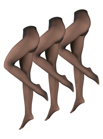 Nur Die  Feinstrumpfhose Warm & Transparent strapazierfähig 80 DEN in Schwarz