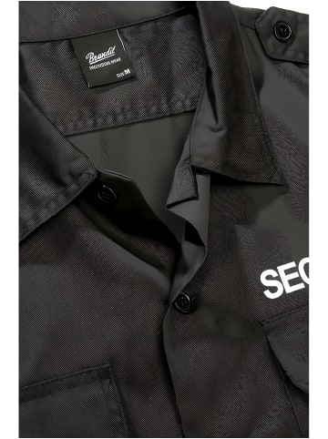 Brandit Longsleeve "Security Us Shirt Short Sleeve" in Schwarz