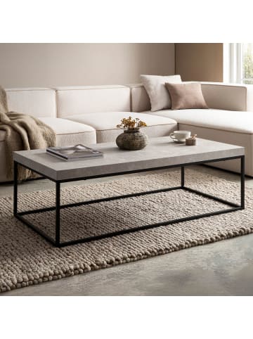 FineBuy Couchtisch in Beige / MDF / 120x60x38
