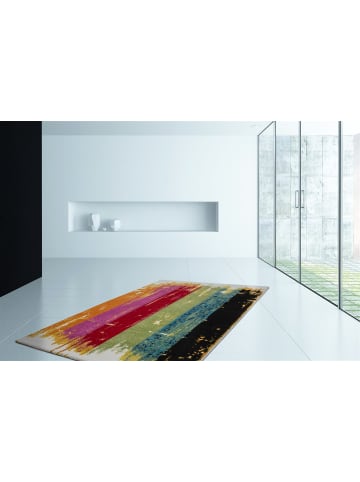 Kayoom Wohnzimmer Teppich – Kurzflorteppich Guayama 242 in multi - rechteckig