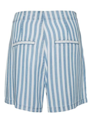 Vero Moda Short in Light Blue Denim-WHITE