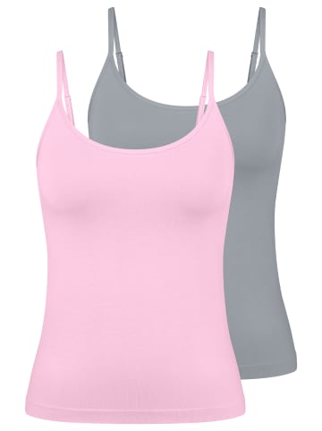 Sloggi Spaghetti Top GO Sense in Floral pink / Chrome