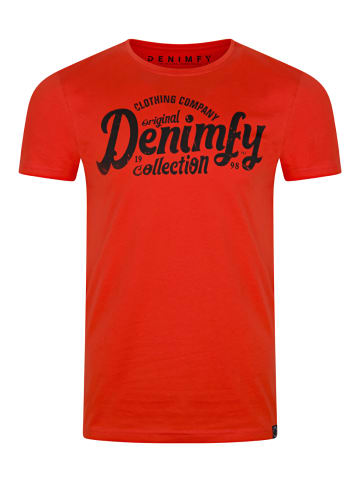 DENIMFY T-Shirt DFNuri in Rot