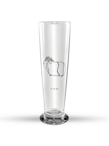 Mr. & Mrs. Panda Bierglas Meerschweinchen Weisheit ohne Spruch in Transparent