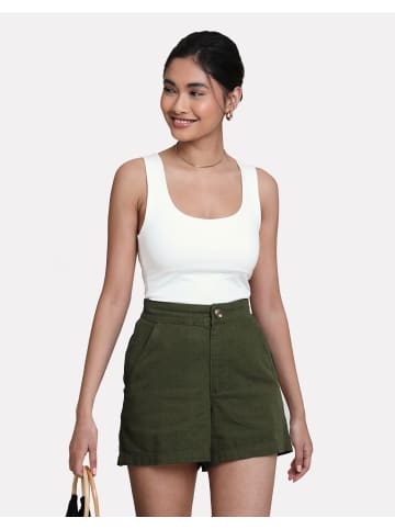 Threadbare Stoffshorts THB Cactus Class Linen Short in olive