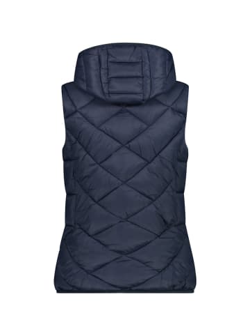 cmp Steppweste Vest Fix Hood in Marineblau