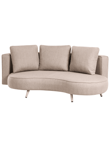 Beliani 4-tlg Gartensofa PARORI in Beige