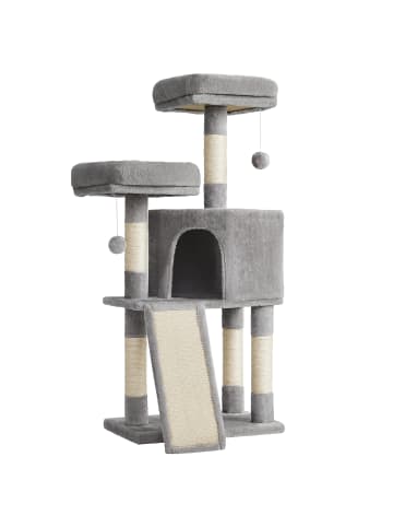 Feandrea Katzenbaum Clawfy in Hellgrau - (B)35 x (H)114 x (T)50 cm