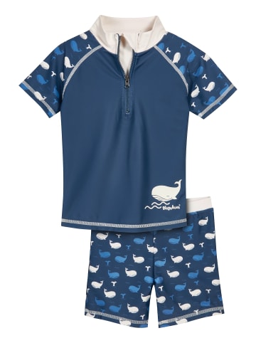 Playshoes UV-Schutz Bade-Set Wal in marine