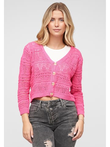 Cloud5ive Cloud5ive Gestrickte Strickjacke in fuchsia