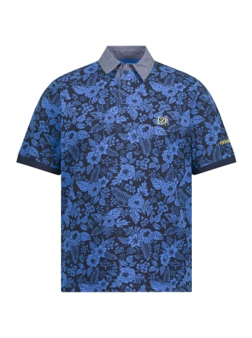 JP1880 Poloshirt in mittelblau