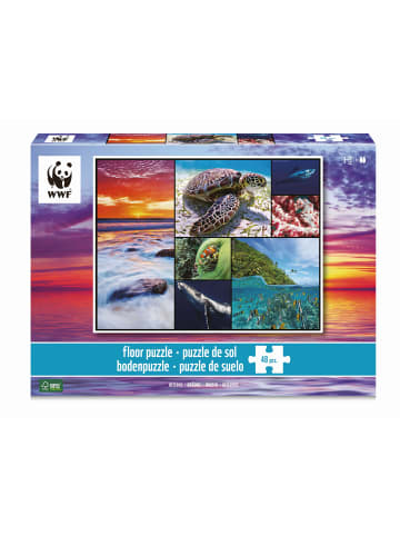 Carletto Ambassador - Bodenpuzzle Ozean 48 Teile | WWF-Collection