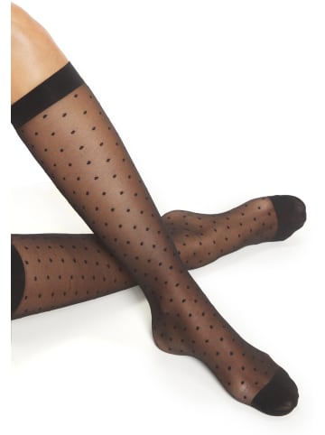 LASCANA Feinkniestrümpfe in 3x schwarz